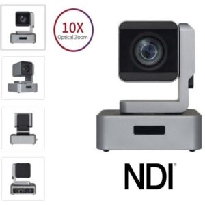 Cámara PTZ NDI 10x SDI/HDMI/USB/LAN