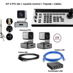 EcoKit CámarasWall3 PTZ Pro 10X