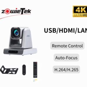 Cámara PTZ 4K 18X - Zowie HDMI/USB/LAN
