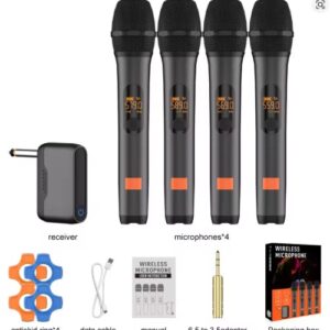 Micrófono inalámbrico M23-4 grabación UHF