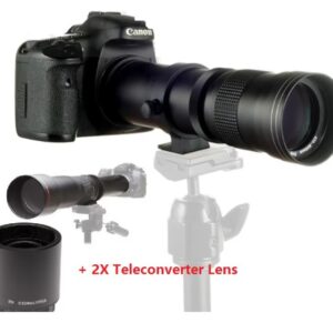 Lente teleobjetivo con zoom HD JINTU 420-1600mm f/8.3